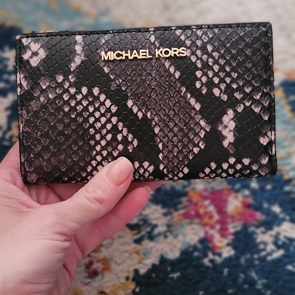 Michael Kors Snake Print Wallet
